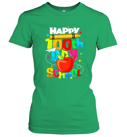 100th Day of School Shirt Women's T-Shirt - Crazy Dog T-Shirt Shop