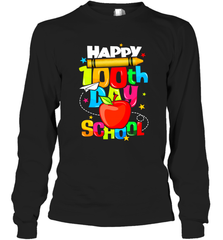 100th Day of School Shirt Long Sleeve T-Shirt - Crazy Dog T-Shirt Shop