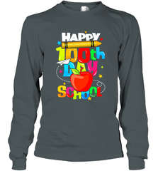 100th Day of School Shirt Long Sleeve T-Shirt - Crazy Dog T-Shirt Shop