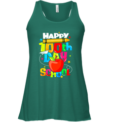 100th Day of School Shirt Racerback Tank - Crazy Dog T-Shirt Shop