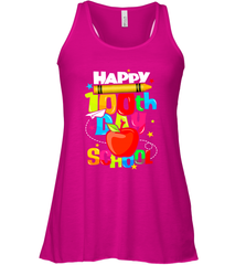 100th Day of School Shirt Racerback Tank - Crazy Dog T-Shirt Shop