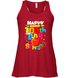 100th Day of School Shirt Racerback Tank - Crazy Dog T-Shirt Shop